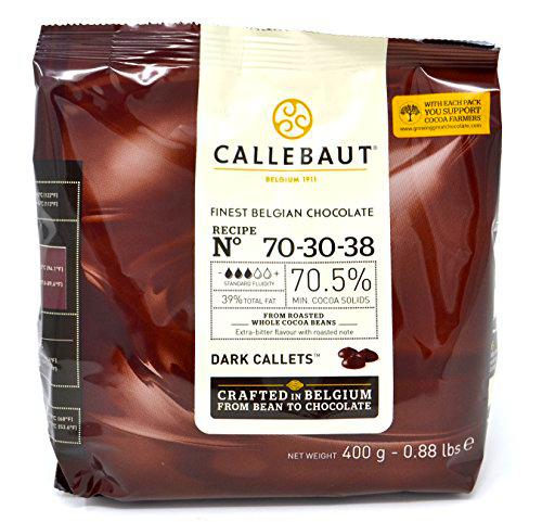Callebaut Nº 70-30-38 (70,5%) - Cobertura de Chocolate Negro Belga