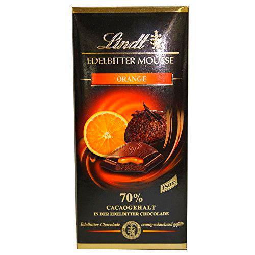 Lindt Creation - Tableta de chocolate negro 70% cacao con relleno de mousse y coulis de naranja