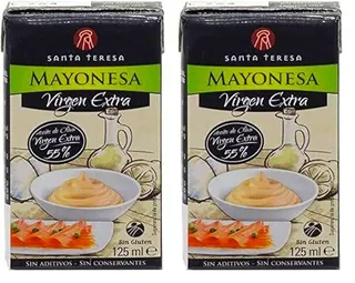 Santa Teresa - Mayonesa Con Aceite Virgen Extra Elaborada Con Ingredientes Naturales Sin Conservantes Ni Aditivos