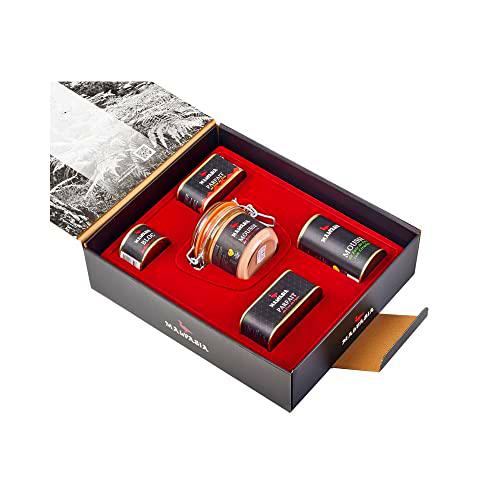 Malvasia, Cesta Selección Gourmet para Regalar, Caja Regalo con Selección Productos Gourmet de Pato