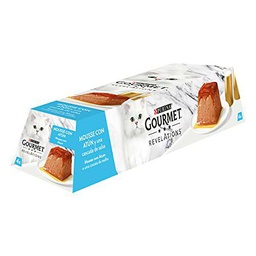 Gourmet Revelations Mousse con Salsa, Comida Húmeda para Gato con Atún