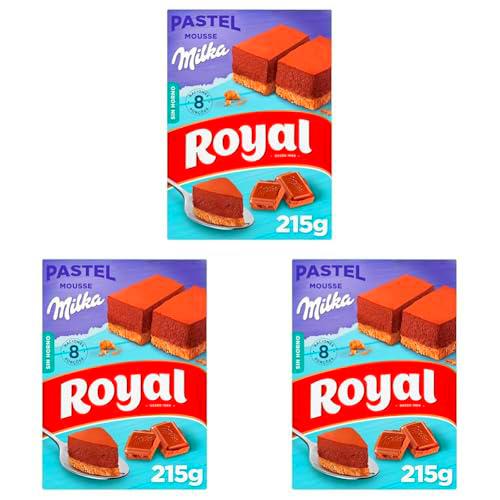 Royal Mousse de Chocolate Milka, Preparado en Polvo 8 Raciones