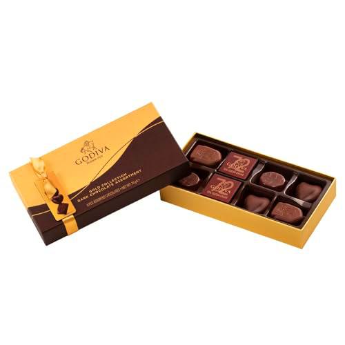 Godiva Chocolatier Connoisseur Chocolate Negro - Surtido Emocionante de Chocolates Gourmet Combinados con Maracuyá
