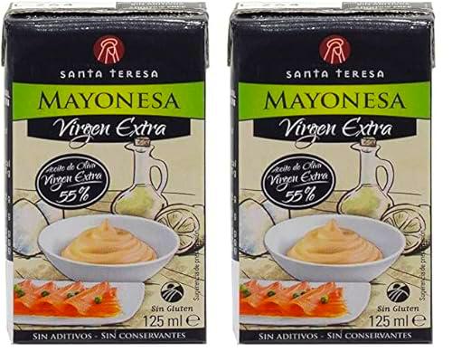 Santa Teresa - Mayonesa Con Aceite Virgen Extra Elaborada Con Ingredientes Naturales Sin Conservantes Ni Aditivos