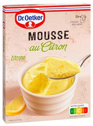 Dr. Oetker Mousse Limón (Pack de 8, 8 x 93 g Paquete)