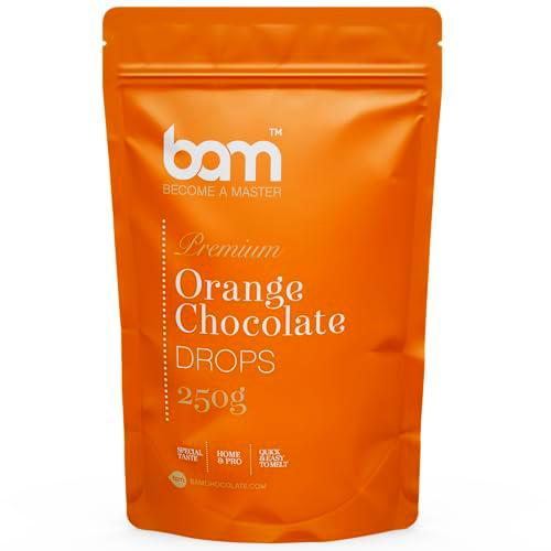 BAM Gotas de Chocolate Naranja, Callets, Chips para fundir