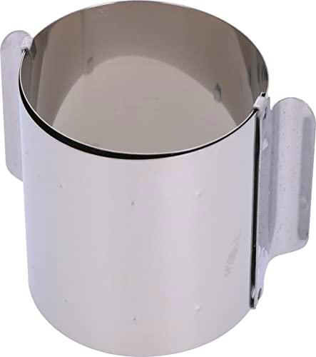 Graziano, Anillo ajustable de acero inoxidable - Diámetro 7-9 cm