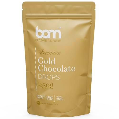 BAM Gold Caramel Gotas de Chocolate, Callets, Chips para derretir