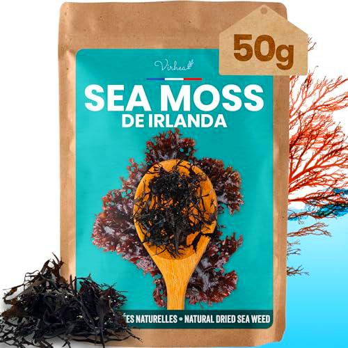 VIRHEA Musgo Marino 50g Entero - Alga Irlandesa - Alga Natural Deshidratada