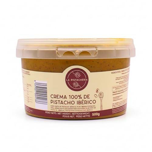 Crema 100% de Pistacho Ibérico - Pasta Pura de Pistacho Natural sin Azúcar ni Aditivos
